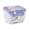 Core Kitchen 10pc Square Food Storage Set - 11.2oz/21.3oz/38.9oz/60.9oz/94.7oz - Rain Melody 48548 - alternate 1